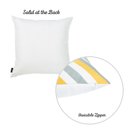 Design 1 4-piece Decorative Geometric Flashback Throw Pillow Cover 18" x 18"