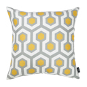 Circuit Single Decorative Geometric Flashback Throw Pillow Cover 18" x 18"