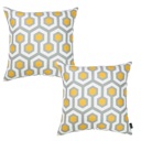 Circuit 2-piece Decorative Geometric Flashback Throw Pillow Cover 18" x 18"