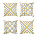 Mixed 4-piece Decorative Geometric Flashback Throw Pillow Cover 18" x 18"