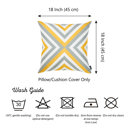 Mixed 4-piece Decorative Geometric Flashback Throw Pillow Cover 18" x 18"