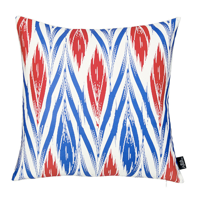 Geometric Decorative Throw Pillow Cover 18" in. x 18" in.  Square for Couch, Bedding