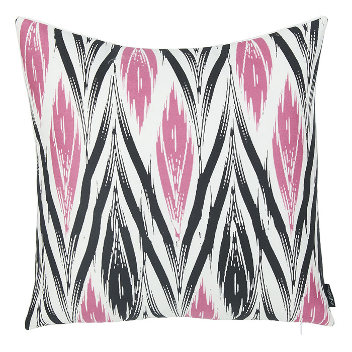 Geometric Decorative Throw Pillow Cover 18" in. x 18" in.  Square for Couch, Bedding