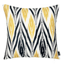 Black & Yellow Geometric Decorative Throw Pillow Cover 18" in. x 18" in.  Square for Couch, Bedding
