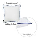 Octopus & Anchor 4-piece Nautical Coastal Decorative Sets of Throw Pillow Covers 18" in. x 18" in. Square