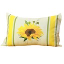 Design 3 - 12x20 Single Decorative Fall Thanksgiving Throw Pillow Cover Sunflowers 18" x 18" Lumbar & Square for Couch, Bedding