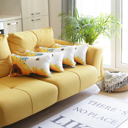 Design 4 - 12x20 4-piece Decorative Fall Thanksgiving Throw Pillow Cover Sunflowers 18" x 18" Lumbar & Square for Couch, Bedding