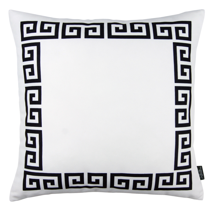 Decorative Throw Pillow Cover Greek Key Square & Lumbar for Couch, Bedding