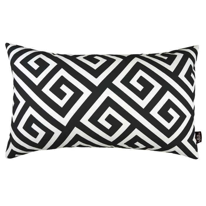 Decorative Throw Pillow Cover Greek Key Square & Lumbar for Couch, Bedding