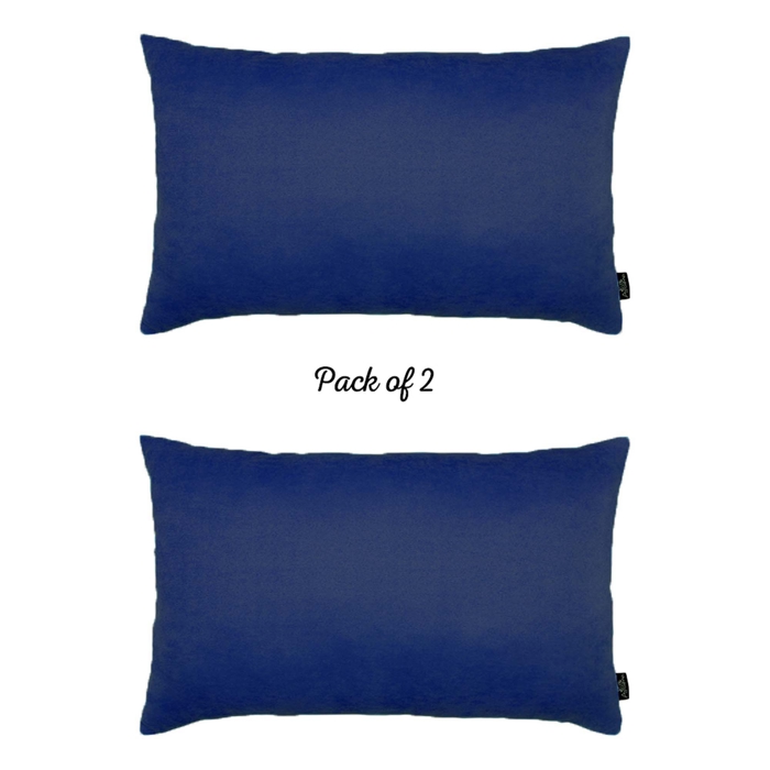 Honey Set of 2 Decorative Throw Pillow Cover Solid Color Lumbar & Square Pillowcase for Couch, Bedding