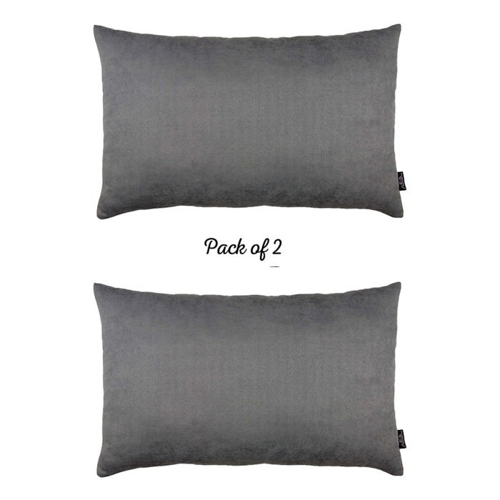 Honey Set of 2 Decorative Throw Pillow Cover Solid Color Lumbar & Square Pillowcase for Couch, Bedding