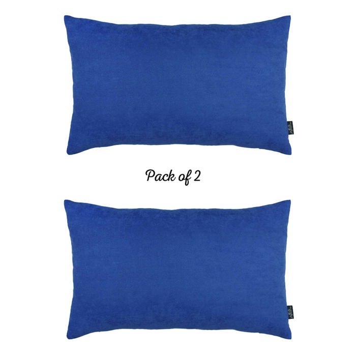 Honey Set of 2 Decorative Throw Pillow Cover Solid Color Lumbar & Square Pillowcase for Couch, Bedding