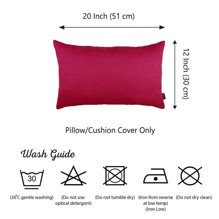 Honey Set of 2 Decorative Throw Pillow Cover Solid Color Lumbar & Square Pillowcase for Couch, Bedding