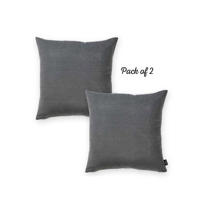 Honey Set of 2 Decorative Throw Pillow Cover Solid Color Lumbar & Square Pillowcase for Couch, Bedding
