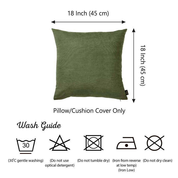 Honey Set of 2 Decorative Throw Pillow Cover Solid Color Lumbar & Square Pillowcase for Couch, Bedding