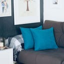 Tahitian Tide 18X18" Honey Set of 2 Decorative Throw Pillow Cover Solid Color Lumbar & Square Pillowcase for Couch, Bedding