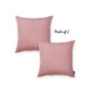 Light Pink 20X20" Honey Set of 2 Decorative Throw Pillow Cover Solid Color Lumbar & Square Pillowcase for Couch, Bedding