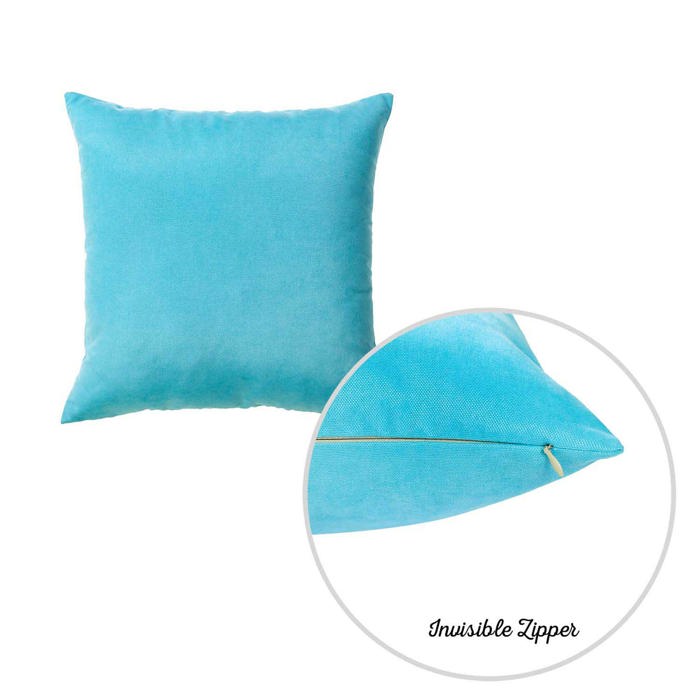 Honey Set of 2 Decorative Throw Pillow Cover Solid Color Lumbar & Square Pillowcase for Couch, Bedding