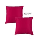 Pink 20X20" Honey Set of 2 Decorative Throw Pillow Cover Solid Color Lumbar & Square Pillowcase for Couch, Bedding