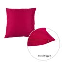 Pink 20X20" Honey Set of 2 Decorative Throw Pillow Cover Solid Color Lumbar & Square Pillowcase for Couch, Bedding