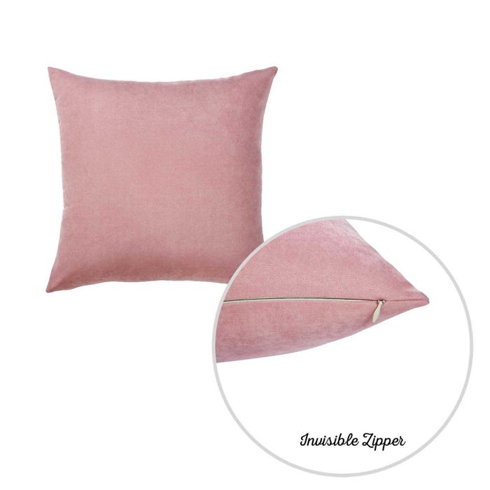 Honey Set of 2 Decorative Throw Pillow Cover Solid Color Lumbar & Square Pillowcase for Couch, Bedding
