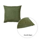 Fern Green 22X22" Honey Set of 2 Decorative Throw Pillow Cover Solid Color Lumbar & Square Pillowcase for Couch, Bedding