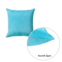 Sky Blue 22X22" Honey Set of 2 Decorative Throw Pillow Cover Solid Color Lumbar & Square Pillowcase for Couch, Bedding