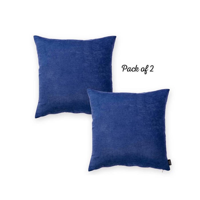 Honey Set of 2 Decorative Throw Pillow Cover Solid Color Lumbar & Square Pillowcase for Couch, Bedding