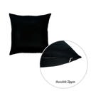 Black 22X22" Honey Set of 2 Decorative Throw Pillow Cover Solid Color Lumbar & Square Pillowcase for Couch, Bedding