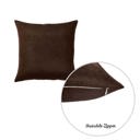 Brown 26x26 Honey Set of 2 Decorative Throw Pillow Cover Solid Color Lumbar & Square Pillowcase for Couch, Bedding