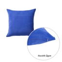 Sapphire Blue 26x26 Honey Set of 2 Decorative Throw Pillow Cover Solid Color Lumbar & Square Pillowcase for Couch, Bedding