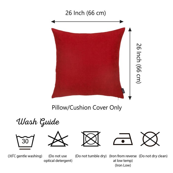Honey Set of 2 Decorative Throw Pillow Cover Solid Color Lumbar & Square Pillowcase for Couch, Bedding