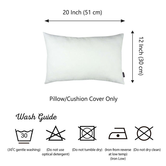 Honey Set of 4 Decorative Throw Pillow Cover Solid Color Lumbar & Square Pillowcase for Couch, Bedding