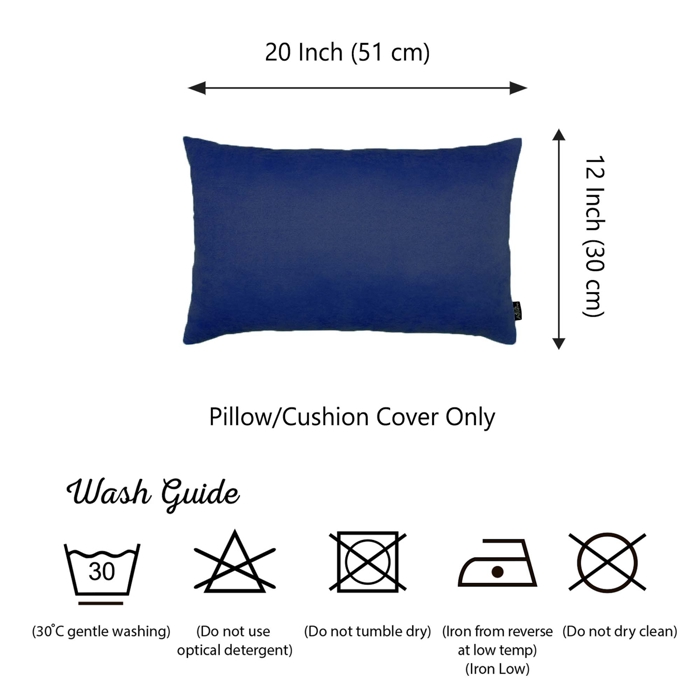 Honey Set of 4 Decorative Throw Pillow Cover Solid Color Lumbar & Square Pillowcase for Couch, Bedding