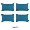 Tahitian Tide 12X20" Honey Set of 4 Decorative Throw Pillow Cover Solid Color Lumbar & Square Pillowcase for Couch, Bedding