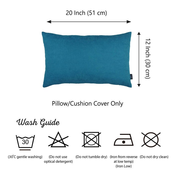 Honey Set of 4 Decorative Throw Pillow Cover Solid Color Lumbar & Square Pillowcase for Couch, Bedding