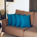 Tahitian Tide 16X16" Honey Set of 4 Decorative Throw Pillow Cover Solid Color Lumbar & Square Pillowcase for Couch, Bedding