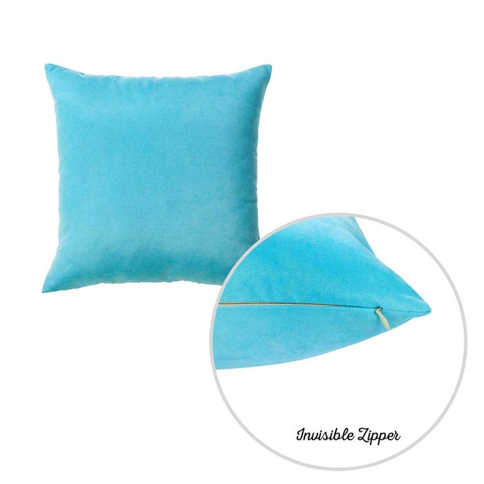 Honey Set of 4 Decorative Throw Pillow Cover Solid Color Lumbar & Square Pillowcase for Couch, Bedding