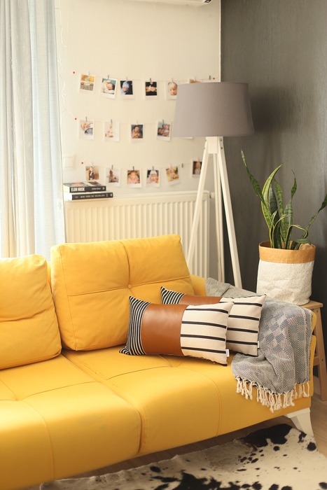 Boho Decorative Throw Pillow Cover Vegan Faux Leather Geometric Lumbar & Square for Couch, Bedding