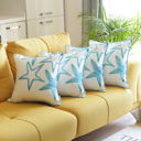 Sea Stars 4-piece Nautical Coastal Decorative Throw Pillow Cover 18" in. x 18" in. Square 