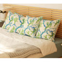 Sea Corals 4-piece Nautical Coastal Decorative Throw Pillow Cover 18" in. x 18" in. Square 