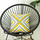 Design 1 Single Decorative Geometric Flashback Throw Pillow Cover 18" x 18"