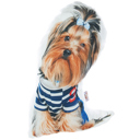 Yorkshire Terrier Dog Shape Size: 11"x16" Animal Shaped Pillow, Filled Pillow