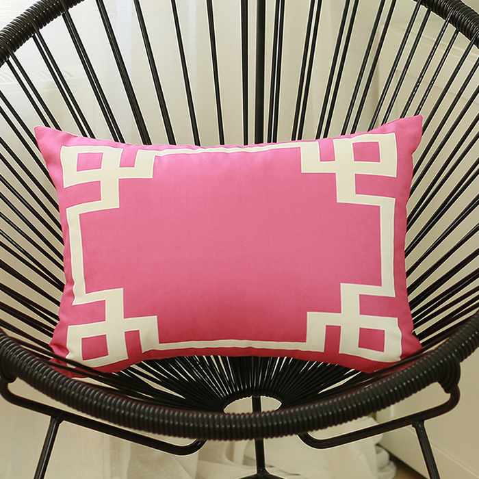 Decorative Geometric Single Throw Pillow Cover for Couch, Bedding