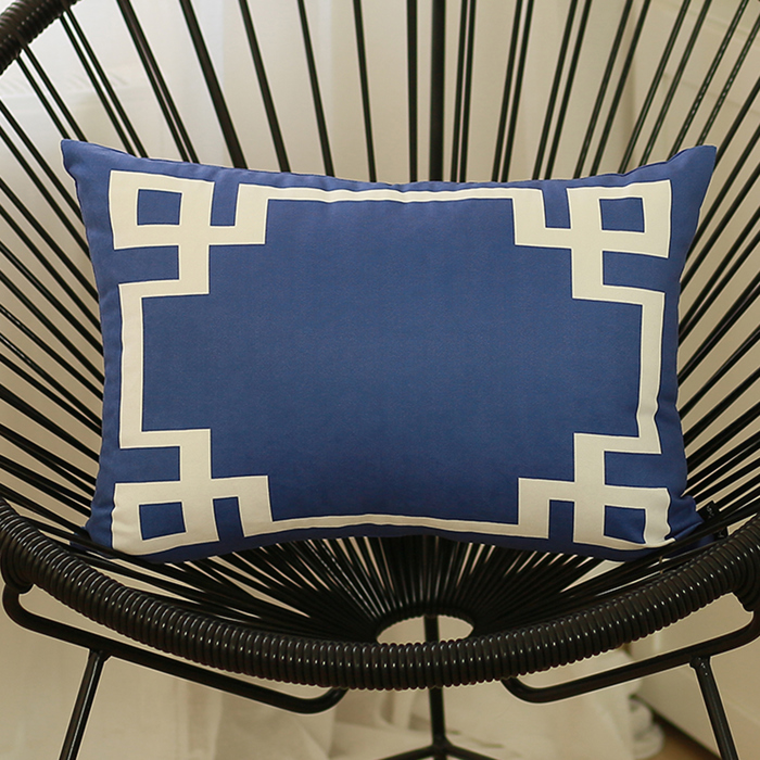 Decorative Geometric Single Throw Pillow Cover for Couch, Bedding