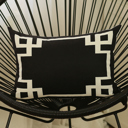 Lumbar 12" x 20" Black & White Decorative Geometric Single Throw Pillow Cover for Couch, Bedding