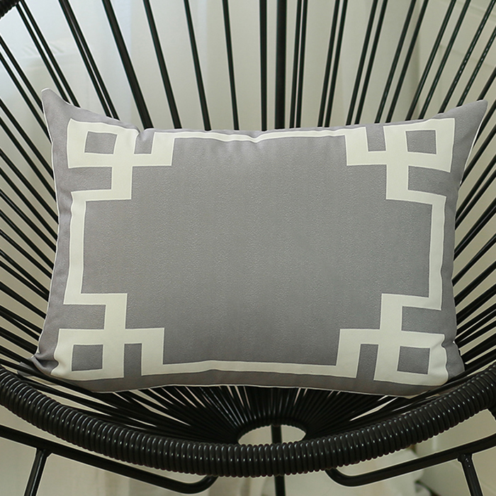 Decorative Geometric Single Throw Pillow Cover for Couch, Bedding