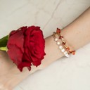  Women Gold-Plated Boho Bracelet Set 2Pcs,  Bohemian Trendy & Adjustable Stylish Fashion Jewelry