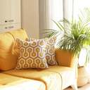 Circuit 2-piece Decorative Geometric Flashback Throw Pillow Cover 18" x 18"