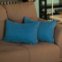 Tahitian Tide 12X20" Honey Set of 2 Decorative Throw Pillow Cover Solid Color Lumbar & Square Pillowcase for Couch, Bedding